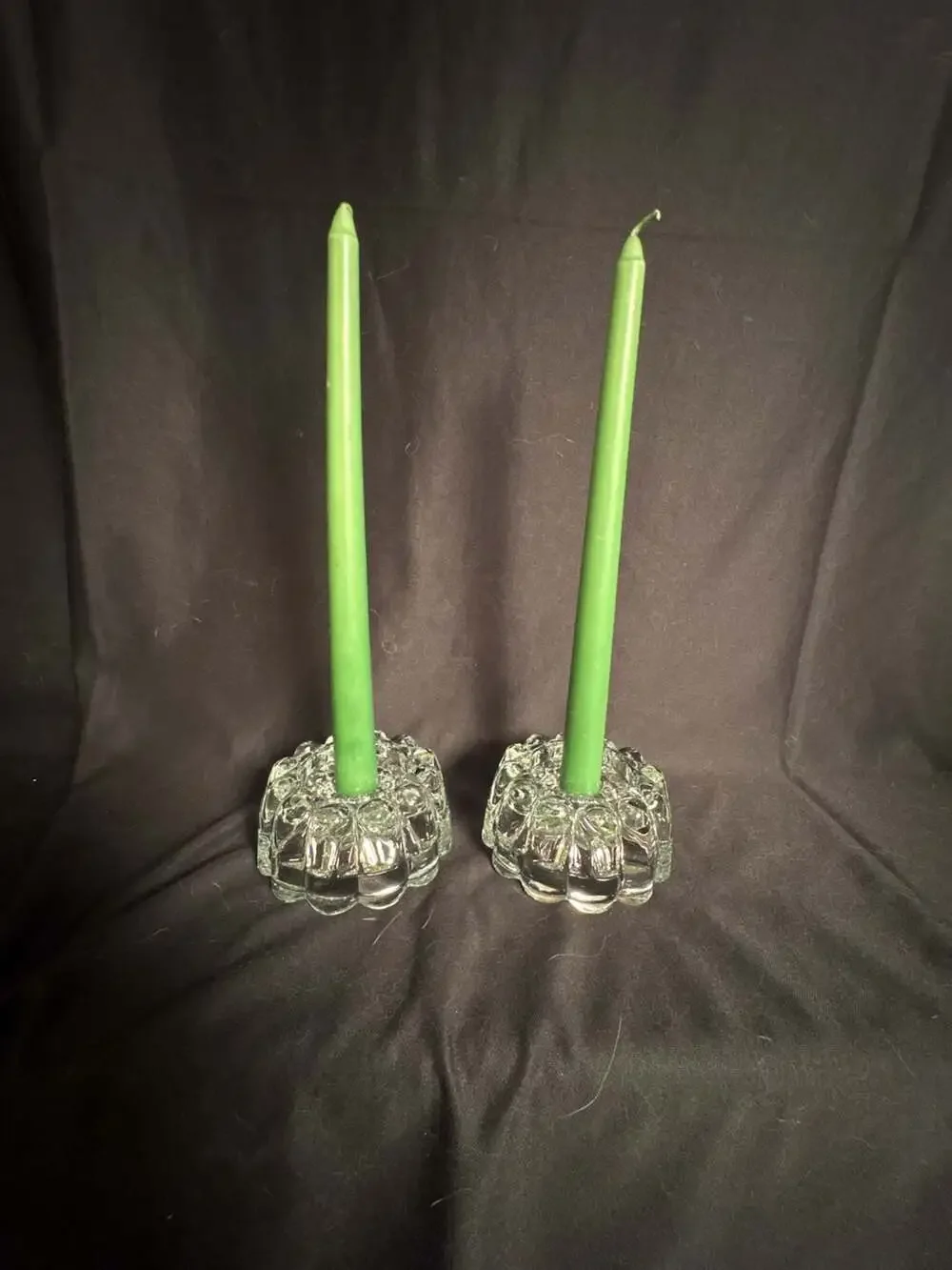 Princess House Vintage Crystal Reversible 3-Way Candle Holder